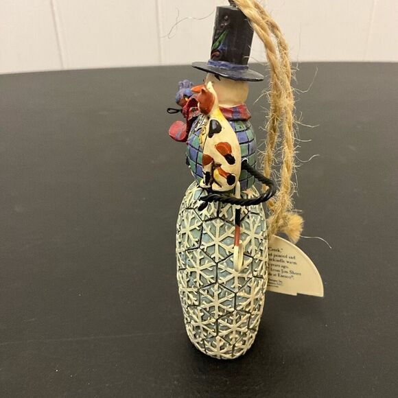 Enesco Jim Shore "Holliday" Snowman Figurine 4.5" Tall Christmas Seasonal Decor - Picture 8 of 10